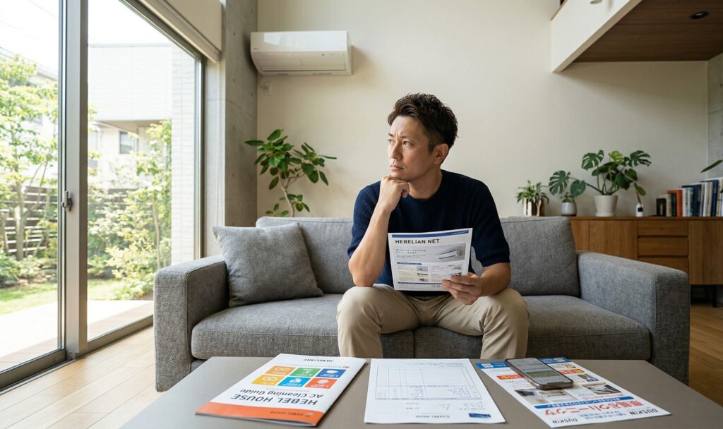 ヘーベルハウスのエアコンクリーニングをする前に確認すべき5つのポイント