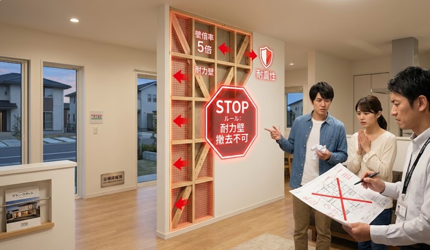 耐力壁による制約