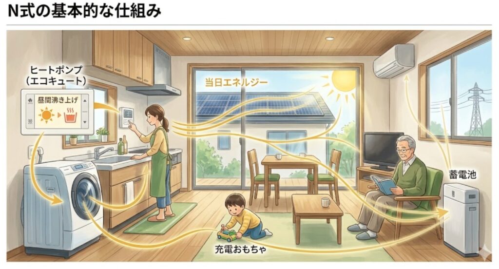 エコキュートの設定手順