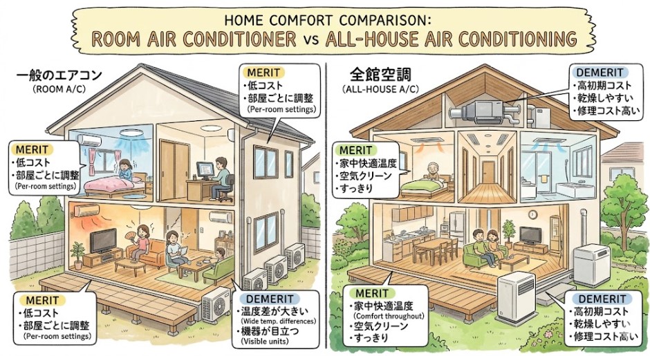 一般的なエアコンとの比較